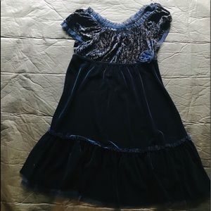 Blue Velvet Kids dress